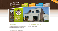 Desktop Screenshot of habitatboiscreation.fr