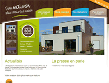 Tablet Screenshot of habitatboiscreation.fr